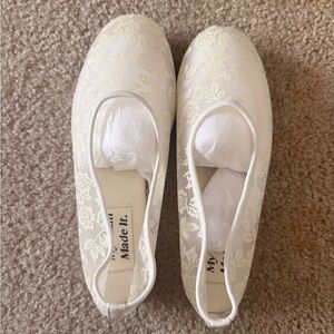My Made It Cream Lace Women's Flats